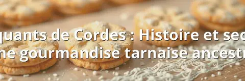 Croquants de Cordes : Histoire et secrets d'une gourmandise tarnaise ancestrale