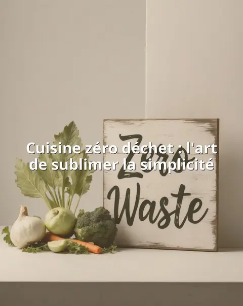 Cuisine zéro déchet : l'art de sublimer la simplicité
