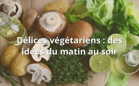 Délices végétariens : des idées du matin au soir