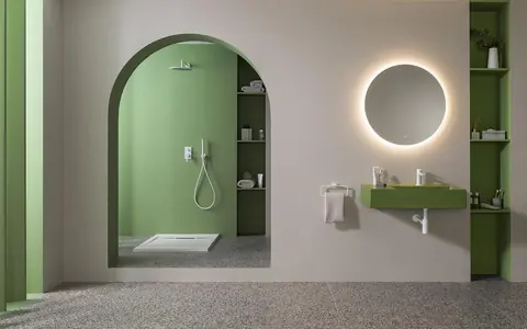 Des couleurs pastel pour égayer la salle de bains : les nouveautés Noken de Porcelanosa Grupo