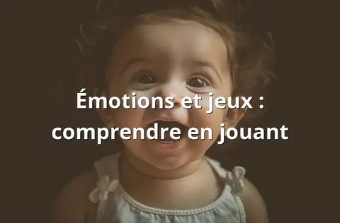 Émotions et jeux : comprendre en jouant