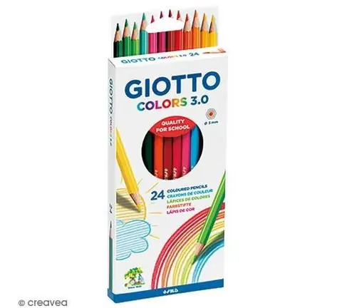 Etui de 24 crayons de couleurs GIOTTO Colors 3.0