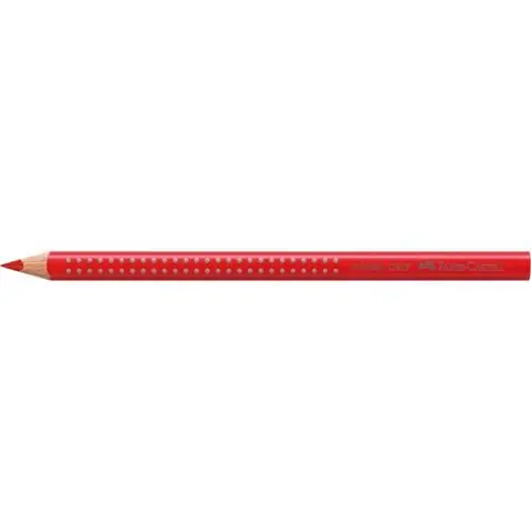 FABER-CASTELL Crayons de couleur JUMBO GRIP, rouge géranium