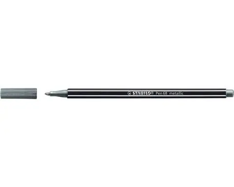 Feutre Stabilo Pen 68 Metallic Argent