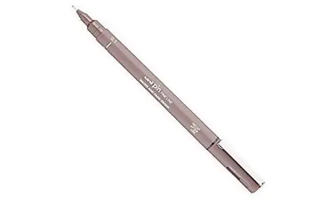 Feutre technique Uni-ball Pin 0,1 mm Sépia