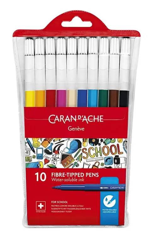 Feutres Caran d'Ache School Line aquarellable