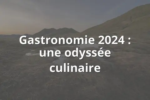 Gastronomie 2024 : une odyssée culinaire