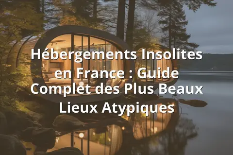 Hébergements Insolites en France : Guide Complet des Plus Beaux Lieux Atypiques