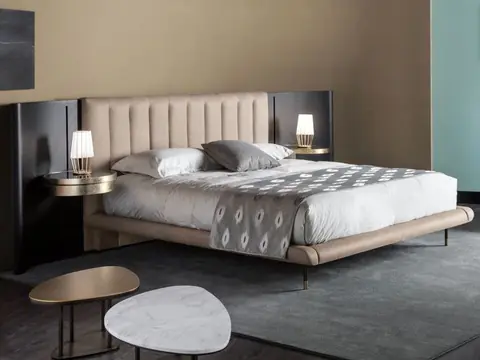 Idées - Lits avec tête de lit de rangement : idées et modèles