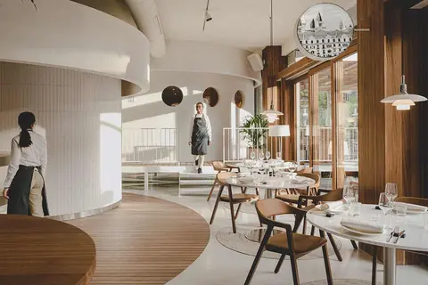 Le restaurant madrilène La Maruca de López de Hoyos par Zooco