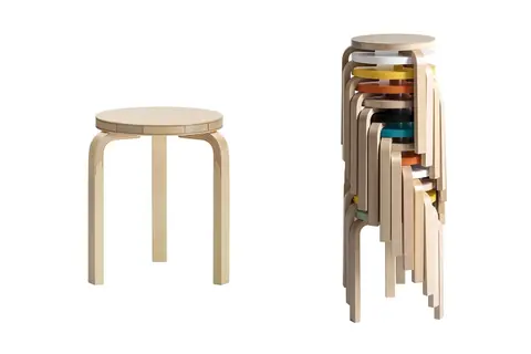 L'emblématique tabouret 60 d'Artek fête ses 90 ans