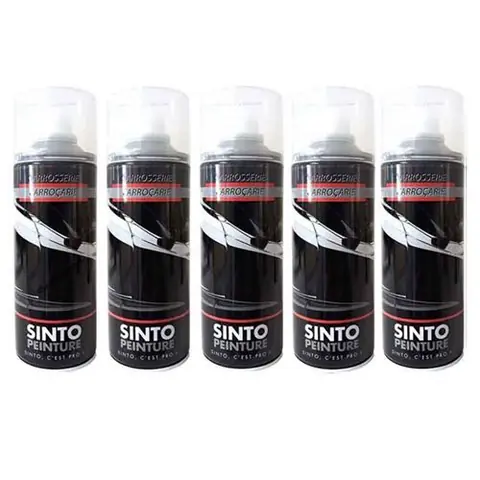 Lot de 5 Bombes de Vernis Auto Finition 921500 - Sinto