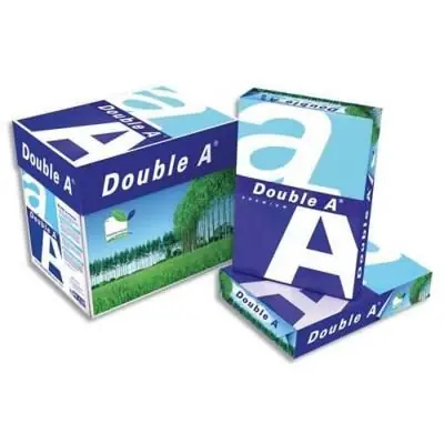 Lot de 5 Ramettes de 500 feuilles papier extra blanc PREMIUM DOUBLE A A3 80G CIE 165