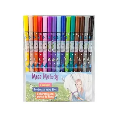 Miss Melody - 15 Feutres à mine fine - Thème Cheval