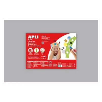Mousse EVA thermoformable 40x60 cm - Gris - 5 feuilles - APLI AGIPA