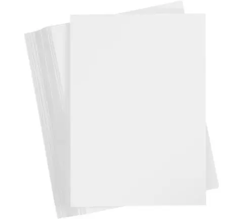 Papier cartonné - A6 - Blanc neige - 180 gr - 100 feuilles