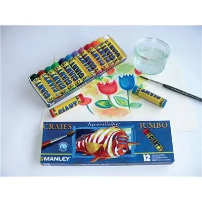 Pastel craie aquarellable extra large 12 pièces - oz international