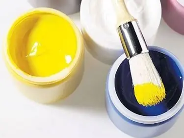 Peinture à l'eau lavable