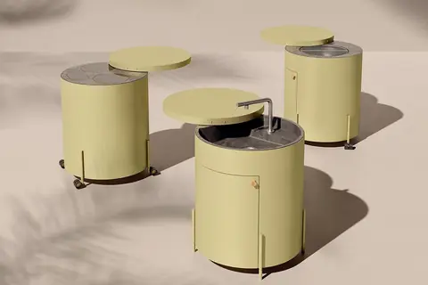 Phil est la nouvelle cuisine extérieure d'Ethimo