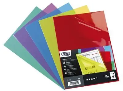 Pochette Coin En Pvc 15/100 Bleu - Lot De 10