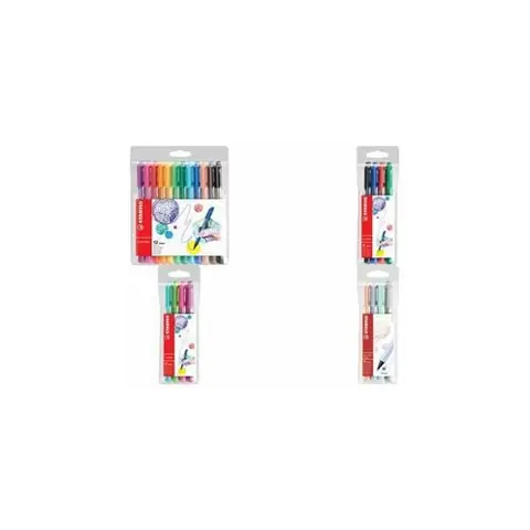 Pochette de 4 feutres Stabilo PointMax Pastels