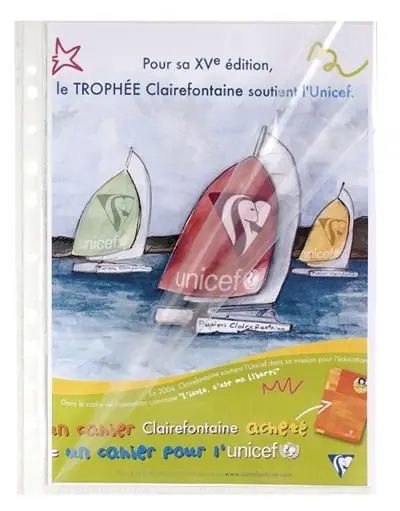 Pochette Exacompta - Sachet de 10 pochettes perforées A4 Ouverture grand côté