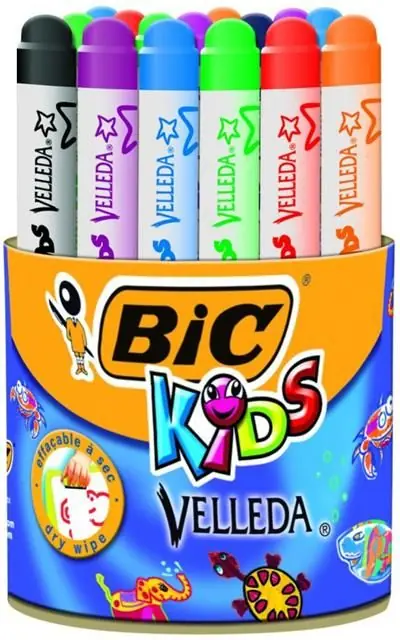 Pot x24 Feutres pointe moyenne Bic Kids Mini Velleda