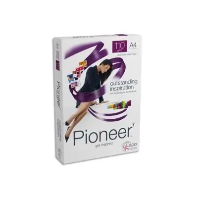 Ramette de 500 feuilles A3 110g, papier sans chlore extra blanc Pioneer CIE 172 420544