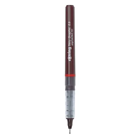rOtring Tikky Graphic feutre fin 0,50 mm, encre noire
