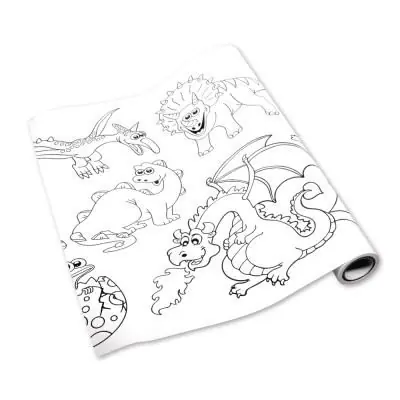 Rouleau de coloriage adhésif - Garçon - 3,2 m - Rayher