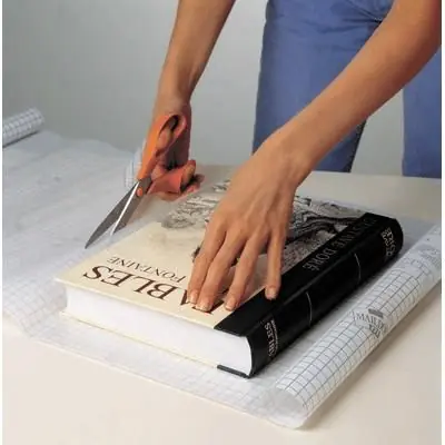 Rouleau l'astucieux Couvre-Livre Adhésif feuilles 70µ. 2m x 45cm