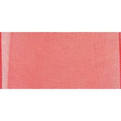Ruban organdi - Rouge - 40 mm - Au mètre - Rayher