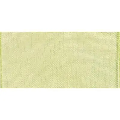 Ruban organdi - Vert clair - 40 mm - Au mètre - Rayher