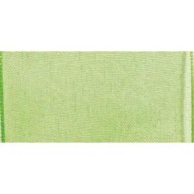 Ruban organdi - Vert moyen - 40 mm - Au mètre - Rayher