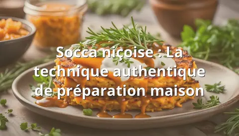 Socca niçoise : La technique authentique de préparation maison