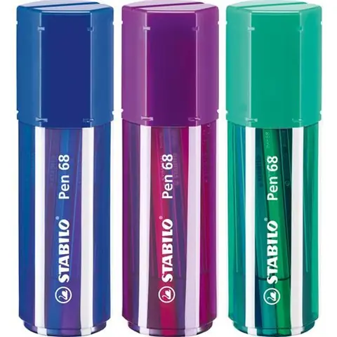 STABILO Feutre Pen 68, Big Pen Box de 20, assorti