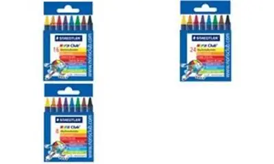 STAEDTLER - Craies à la cire Noris Club, étui carton de 16
