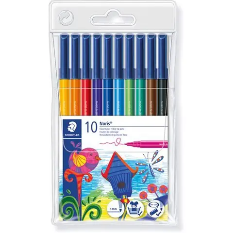 STAEDTLER Feutre de coloriage Noris, étui de 10