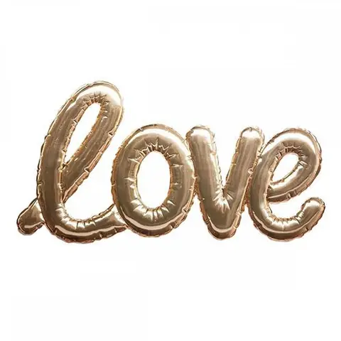 Sticker ballon Love 3D