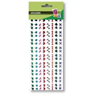 Sticker époxy adhésif - Fantaisie - 160 pièces - Graine créative