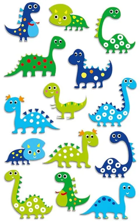 Stickers Maildor Cooky Dinosaures