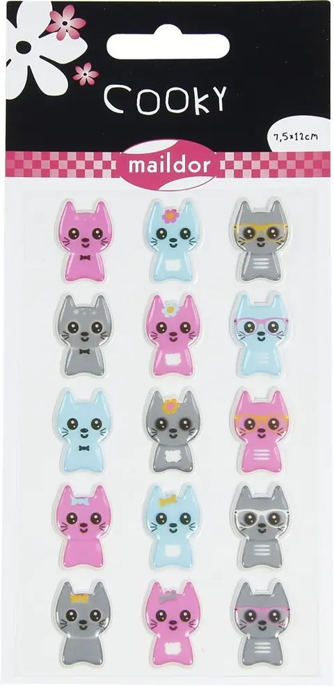 Stickers Maildor Cooky Petits chats