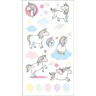 Stickers relief puffies rainbow - artémio