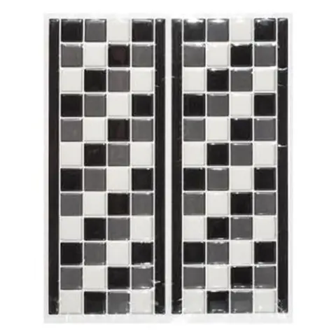 Stick'N Look - Sticker Carrelage Petite Frise 12x30cm Noir