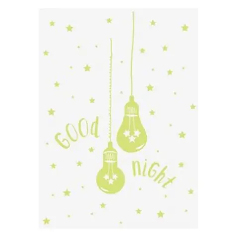 Stick'N Look - Sticker Kids Phosphorescent Ampoule 50x70cm Vert