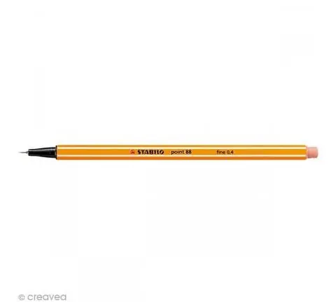 Stylo feutre Stabilo point 88 à l'unité - Pointe fine - 35 couleurs