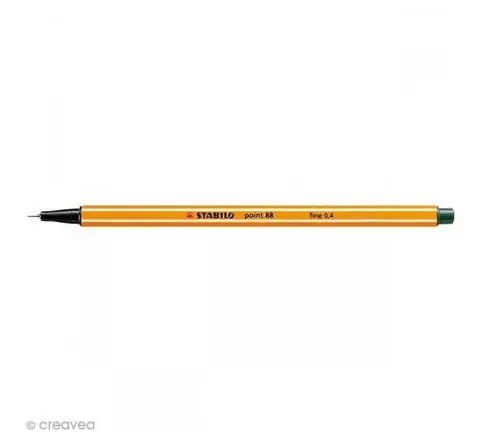 Stylo feutre Stabilo point 88 à l'unité - Pointe fine - 35 couleurs