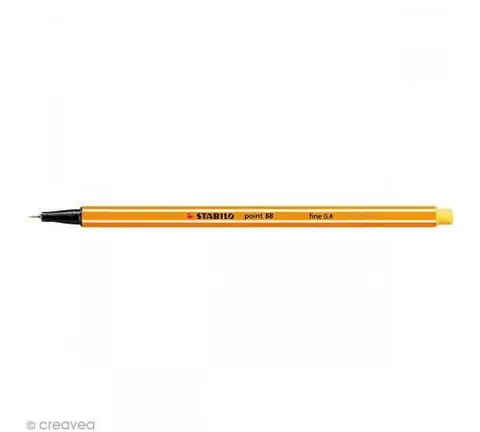 Stylo feutre Stabilo point 88 à l'unité - Pointe fine - 35 couleurs