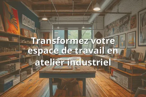 Transformez votre espace de travail en atelier industriel