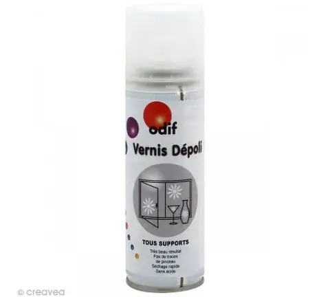 Vernis effet dépoli en bombe - Coco givré - 125 ml